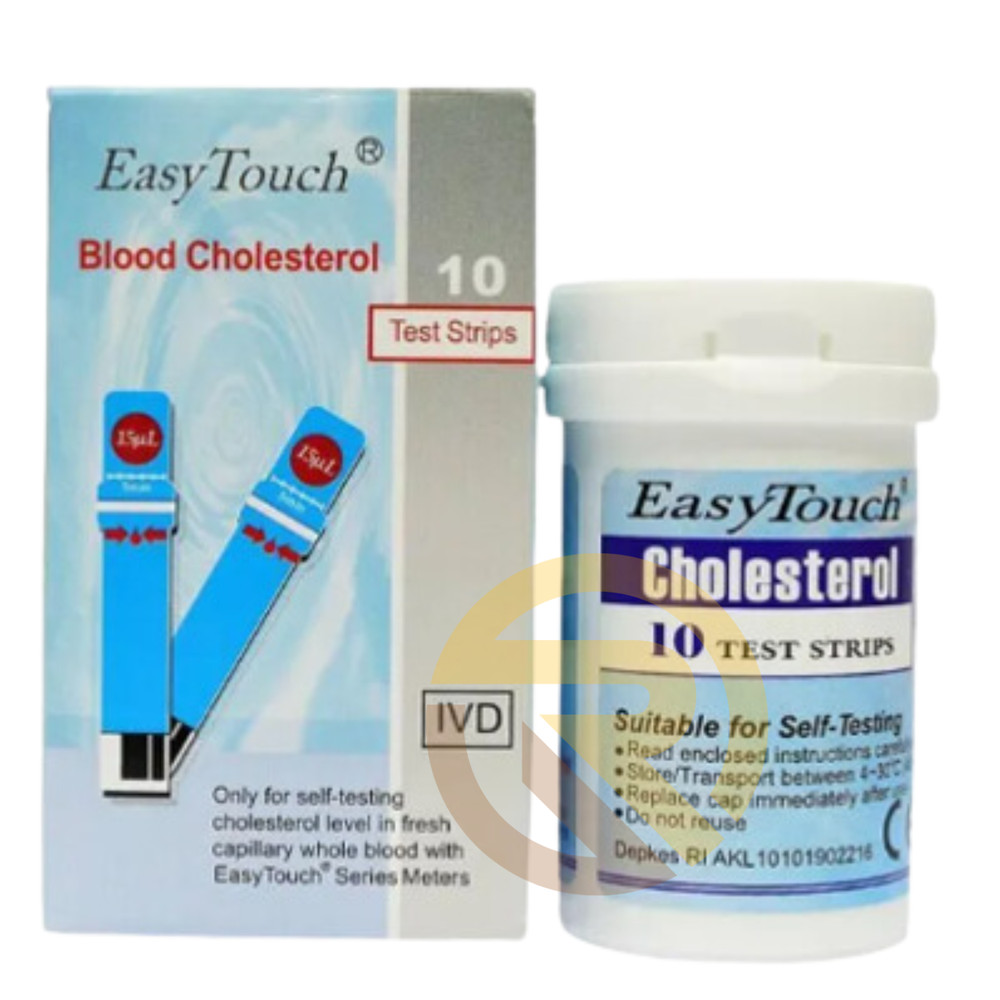 Original EasyTouch Blood Cholesterol Level CheckTest Strips New Free Shipping