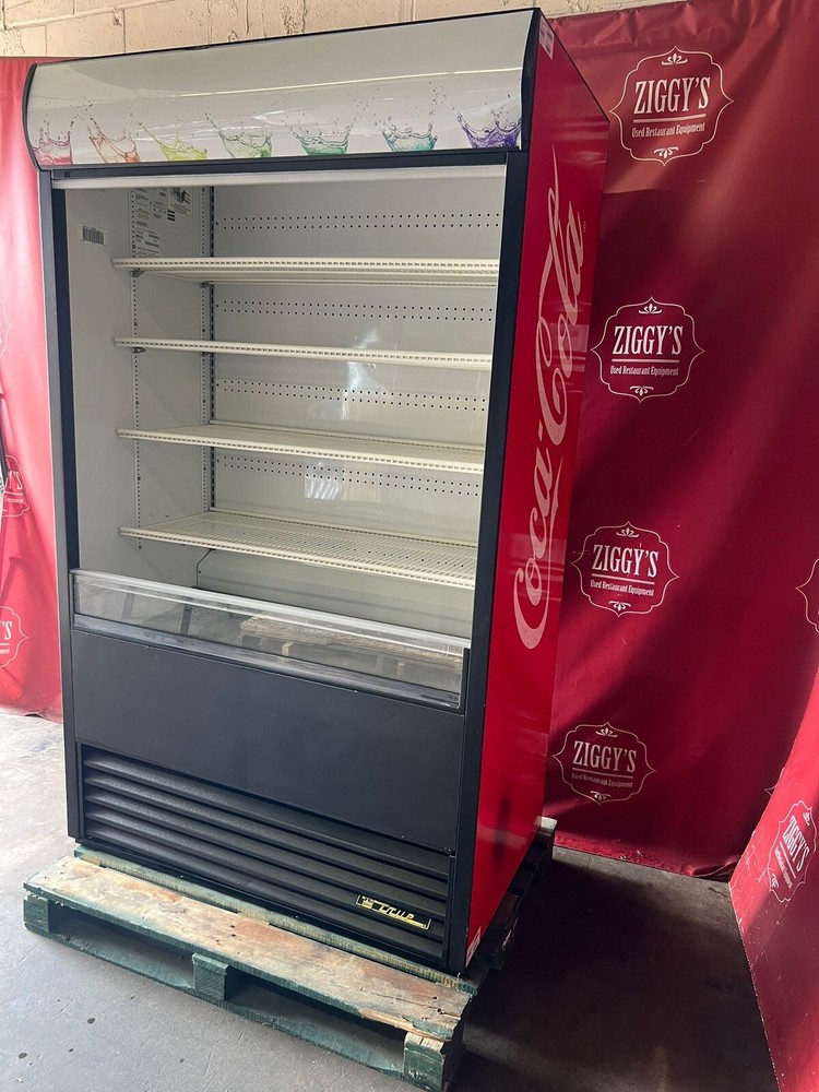 48” True TAC-48 open grab and go fridge cooler only