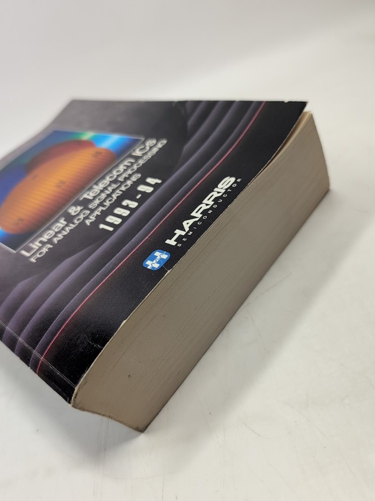 Electronics Book: Harris Semiconductor, Linear And Telecom Analog Signal 1993-94