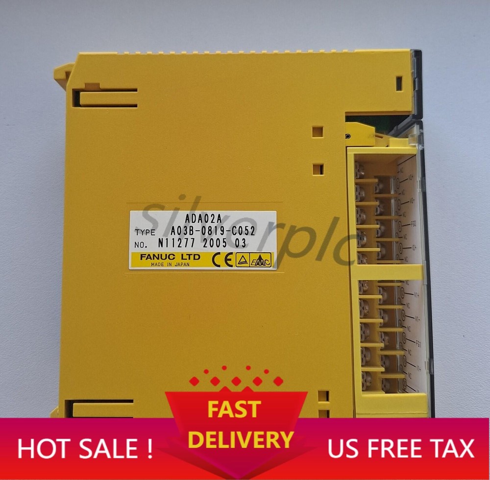 Fanuc A03B-0819-C052 analog output module ADA02A.