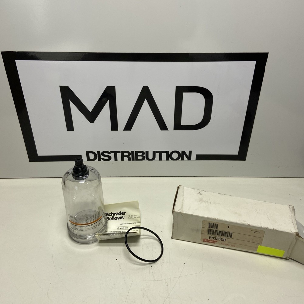 Schrader Bellows PS225SB Poly Bowl Replacement Kit -NIB