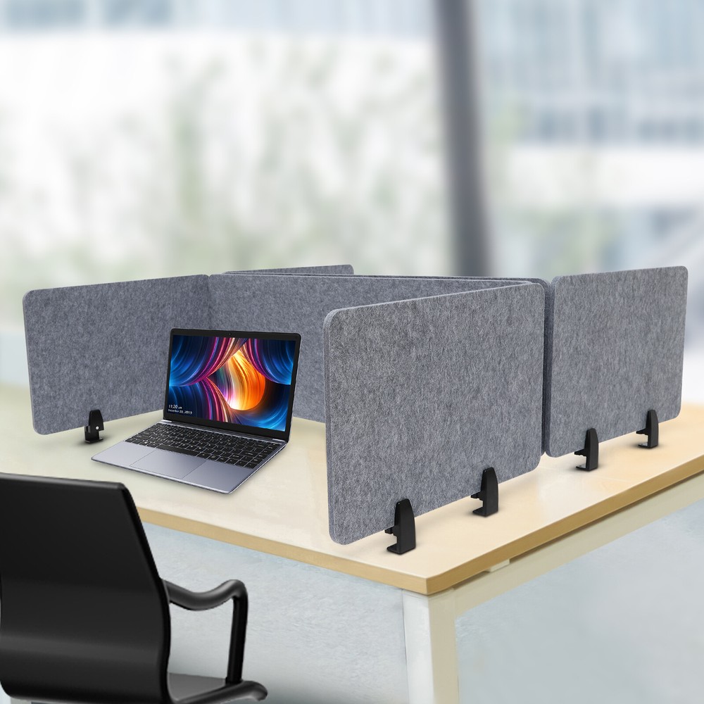 Desk Shield Desk Divider Panel Office Desktop Partition Privacy Screen Mounted