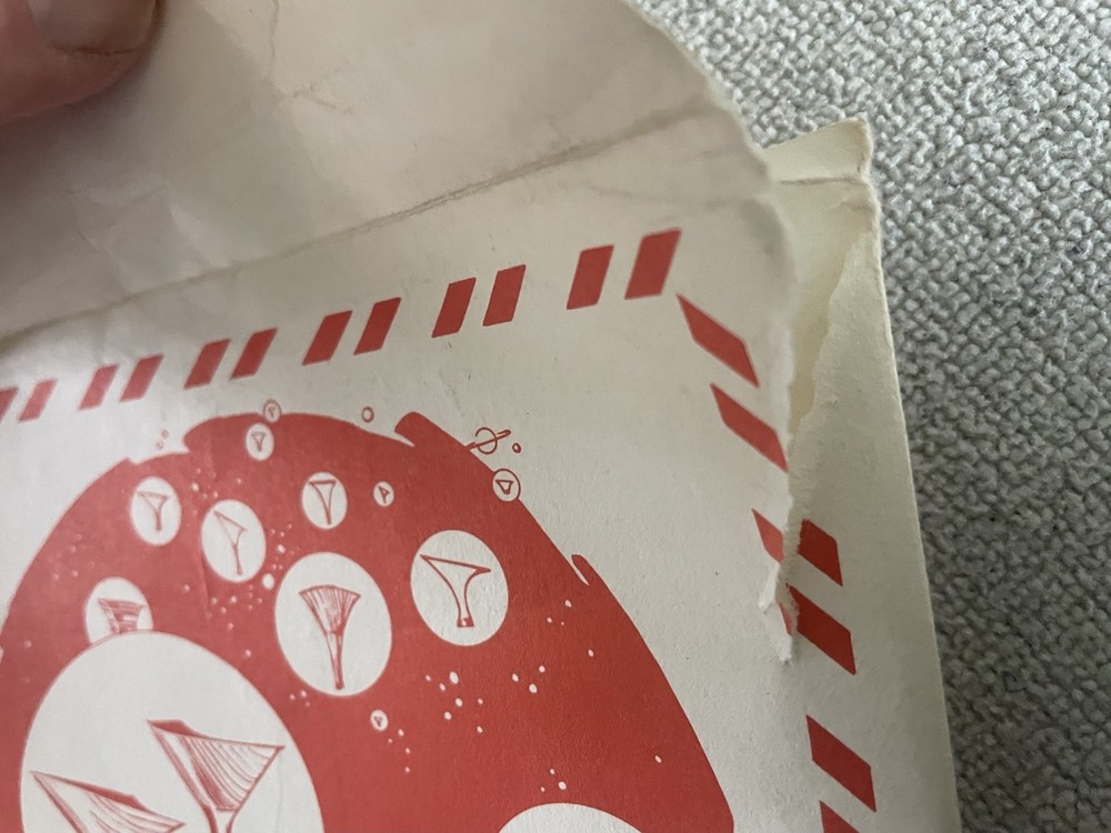 C. S. Hammond's SPACE INFOGRAPH question & answer slide w/ outer envelope