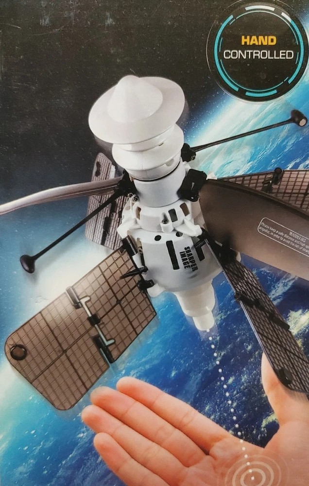 SHARPER IMAGE Motion Controlled Hover  Satellite HAND Controlled USB Charging