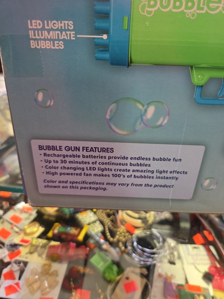 Bunch Bubbles Rechargeable LED GlowingSprays 100’s Bubbles Per Second FAST SHIP