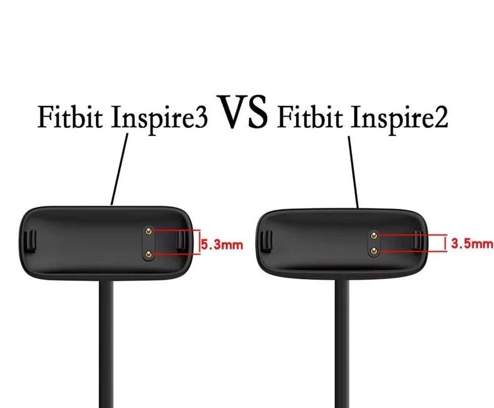 Replacement Fitbit Inspire 3 Smart Watch USB Charging Cable Lifetime Warranty