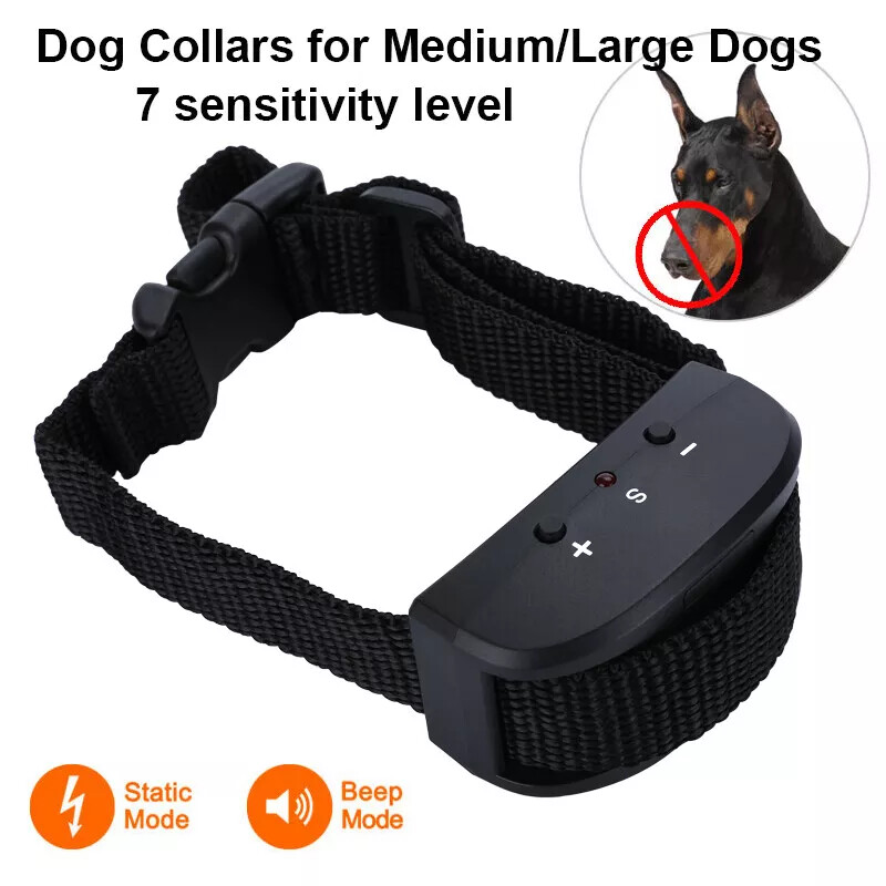 Automatic Anti Bark barking Device Small Medium Large Dog Shock Training Collar
