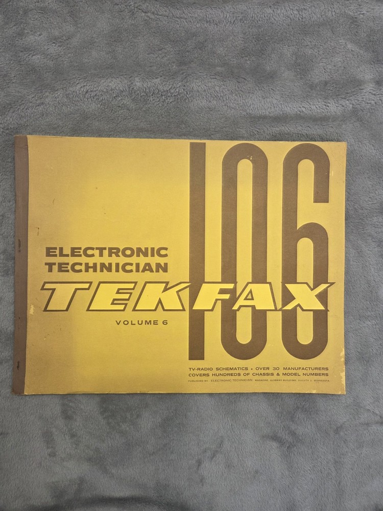ELECTRONIC TECHNICIAN TEKFAX VOLUME 6