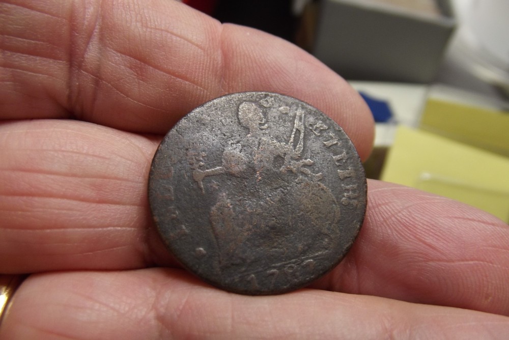 1787 Connecticut Copper 1/2 P Mailed Bust Left