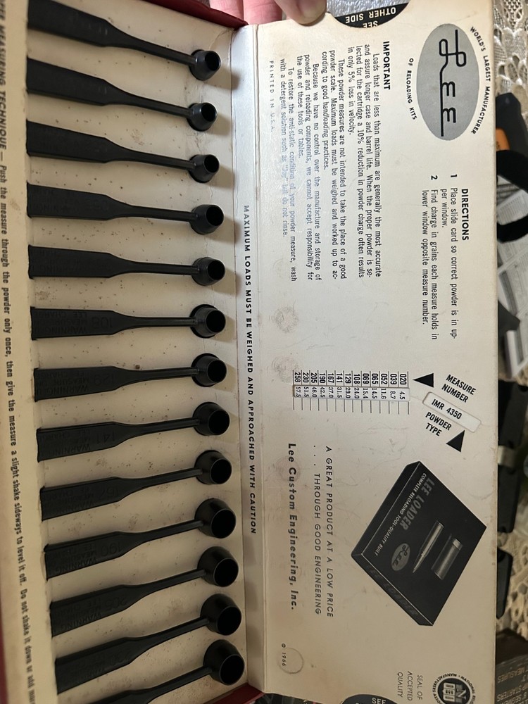 Lee Powder Measuring Kit