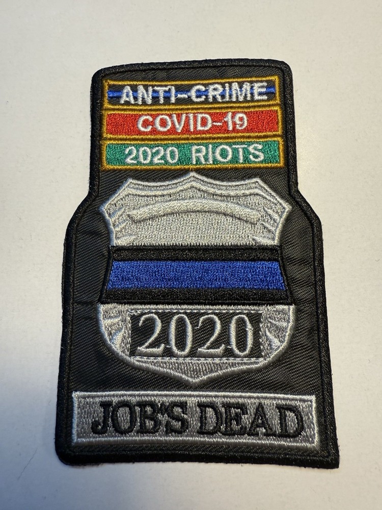NYPD Jobs Dead 2020 Custom Patch