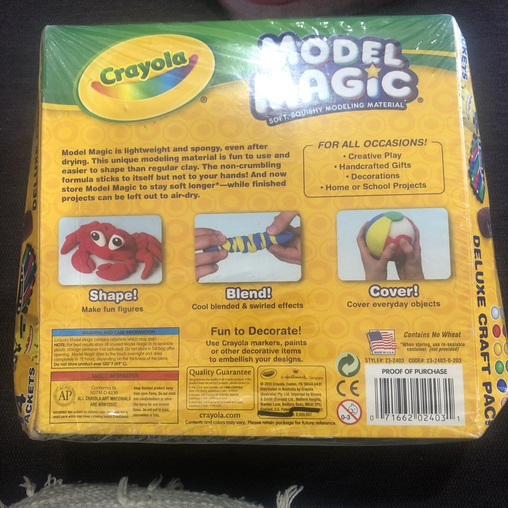 Crayola Model Magic Variety Set includes 12 sealed packs