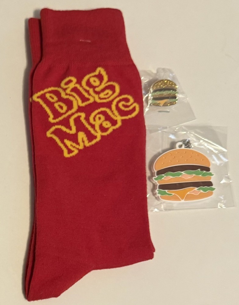 McDonald’s Exclusive Big Mac Bundle (Socks, Pin & Keychain)