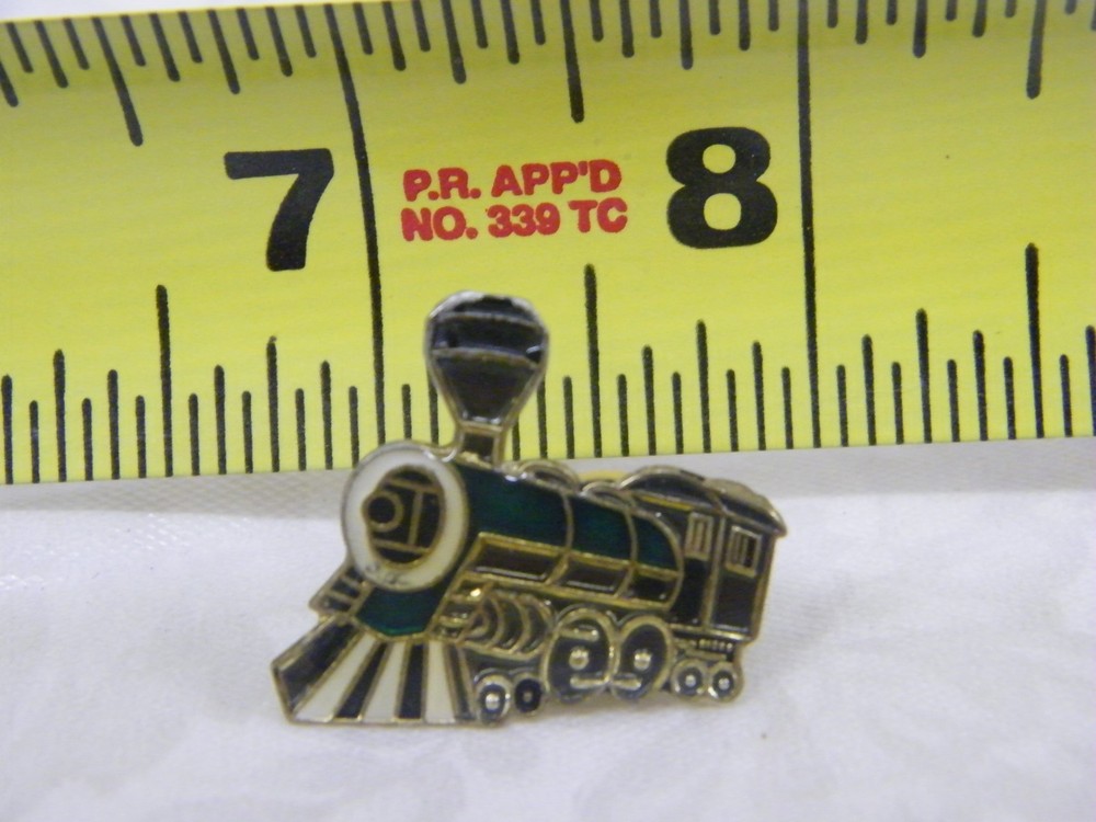 Vintage Train Hat Pin, Lapel Pin Pinback