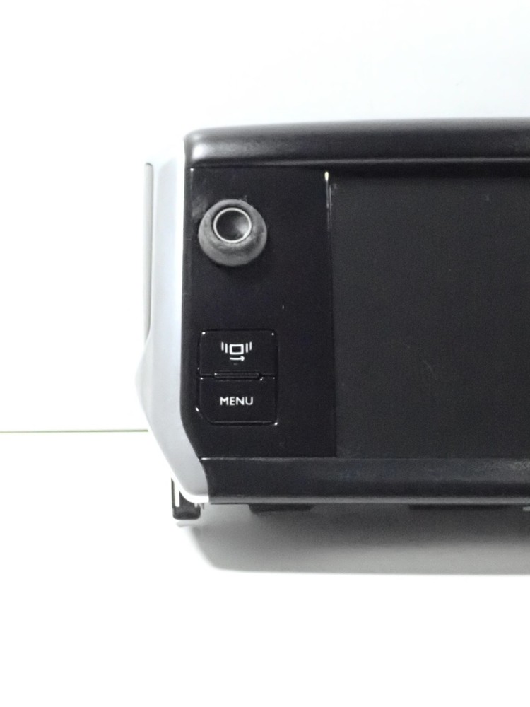PEUGEOT 208 MK1 2014 DISPLAY SCREEN WITH HEAD UNIT 9806730180 (NO CODE)