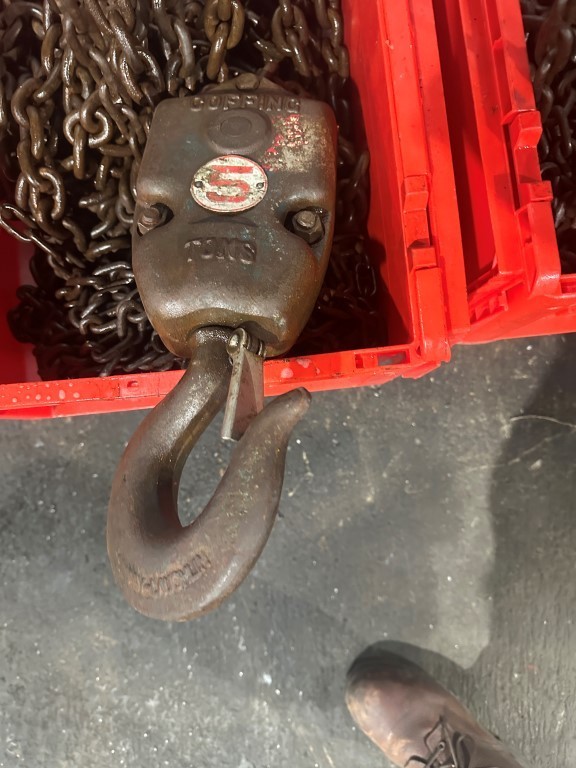 COFFING 5TON CHAIN HOIST - MANUAL