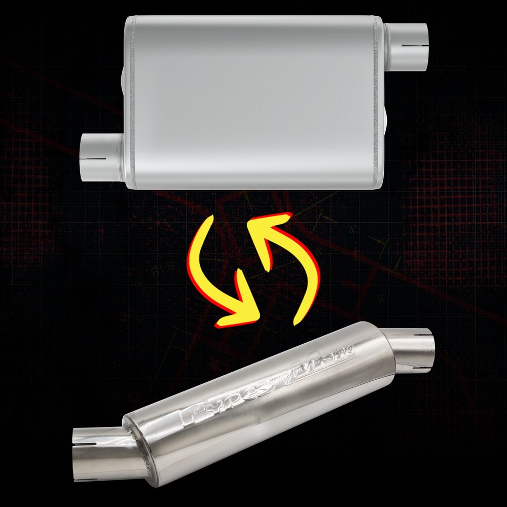 Pypes Performance Exhaust MVR204S Muffler