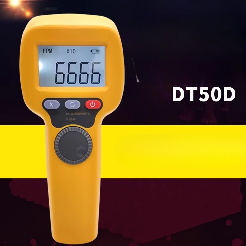 Handheld Motor Speed Tachometer High Precision Motor Speed Flash Meter