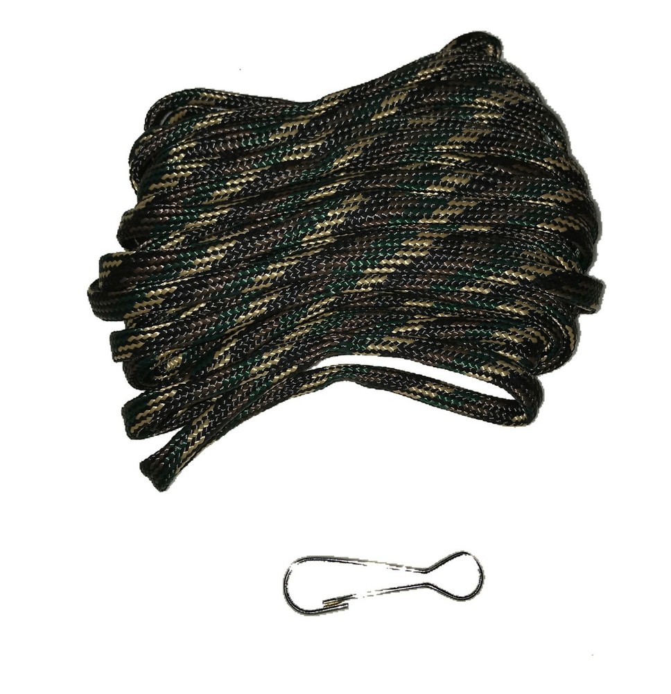 5 PC 20 FT ARCHERY HUNTING TREE STAND CAMO BOW PULL-UP ROPES FREE SHIPPING