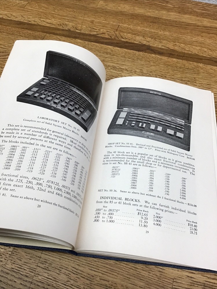 VAN KEUREN PRECISION MEASURING TOOLS CATALOG #35 - 1952
