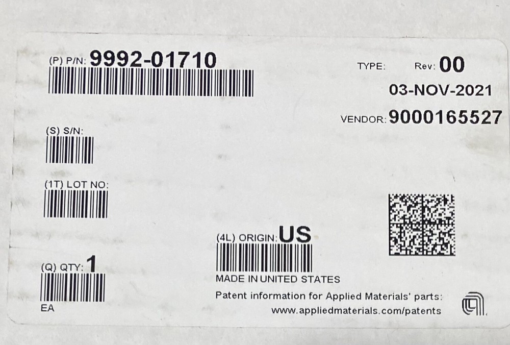 Applied Materials 200mm Quartz Shadow Ring Part No. 10168-000