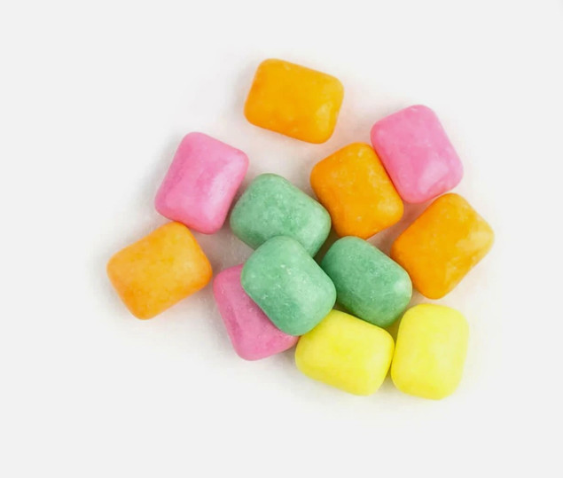Gerrit Mini-Mini Chicles Gum 4 Pack Assorted Fruit Flavors .79oz Bag Retro Candy