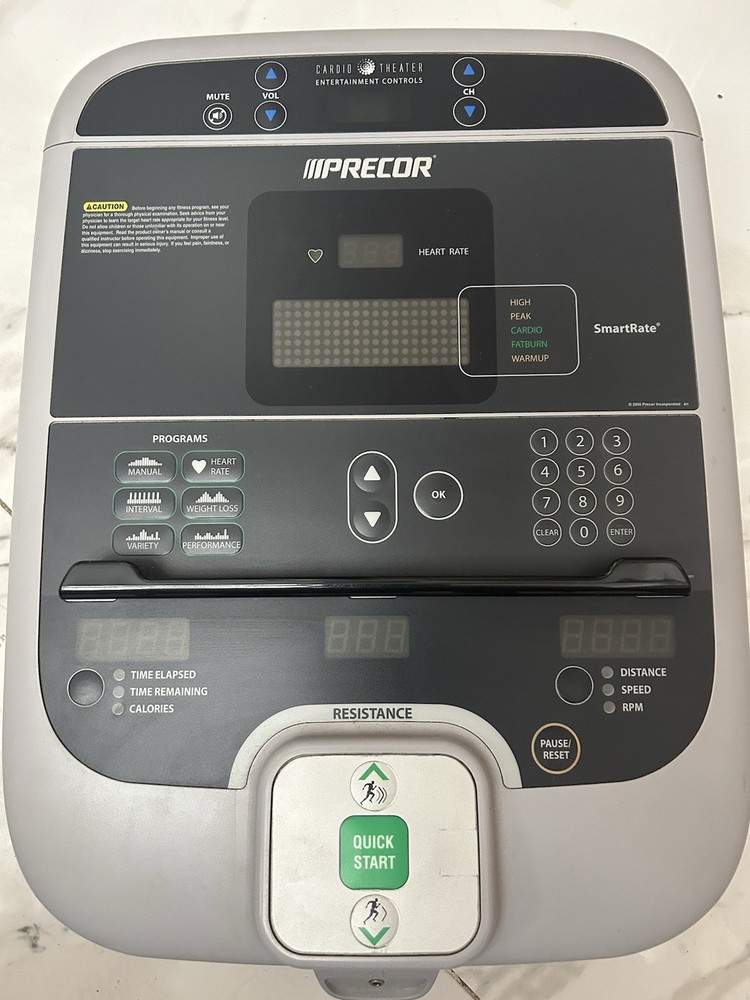 Precor 954i Upright Bike Console