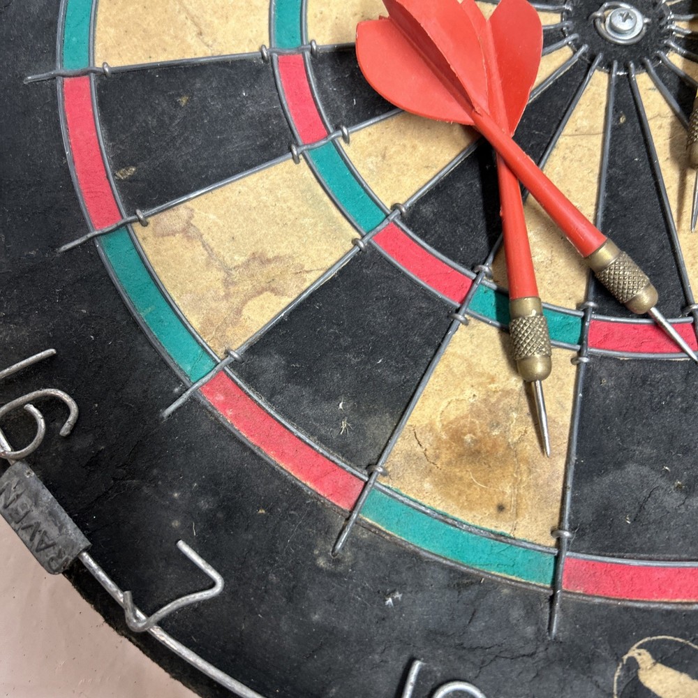 RAVEN DARTBOARD England super heavy Preowned