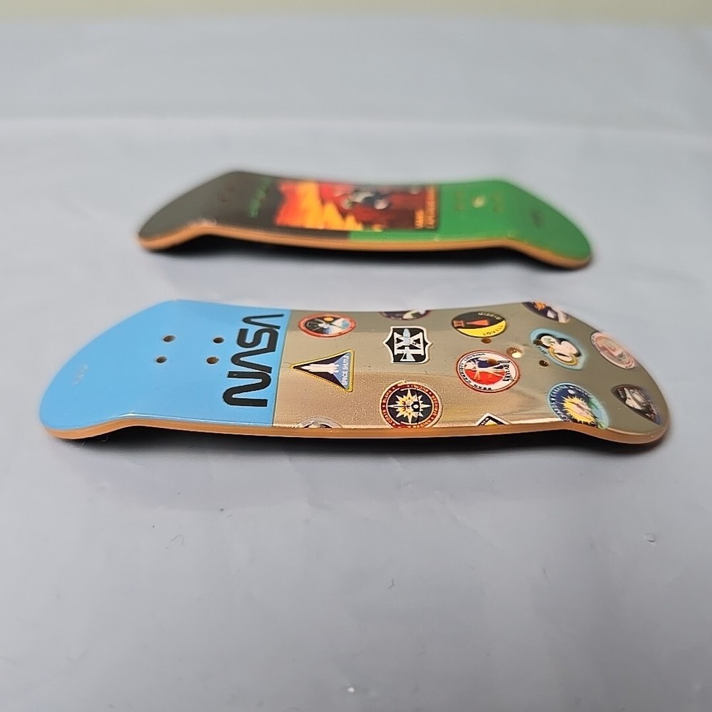 Tech Deck X Habitat NASA Mars & Patch Logo Array Finger Boards ONLY Bundle of 2