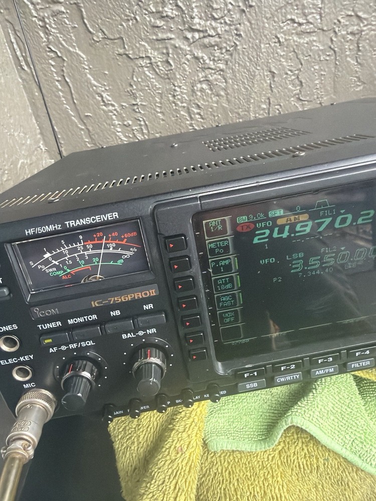 Icom IC-756 Pro II HF Transceiver – Clean & Working