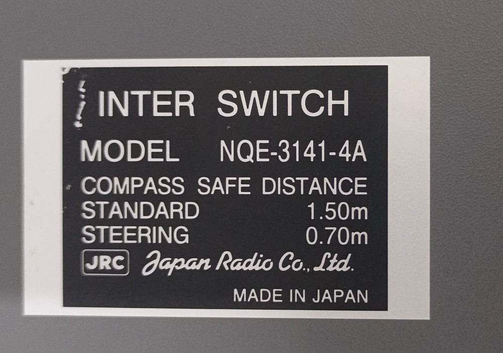 JRC MARINE RADAR INTER SWITCH NQE-3141-4A