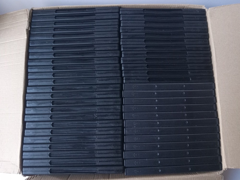 Lot of 48 Empty Premium Double & Single DVD Cases