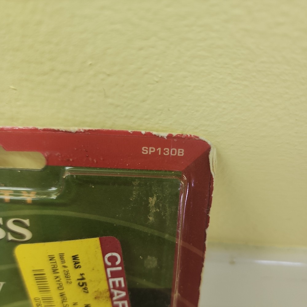 NEW Intermatic Home Security Programmable Wireless Door And Window Alarm- White