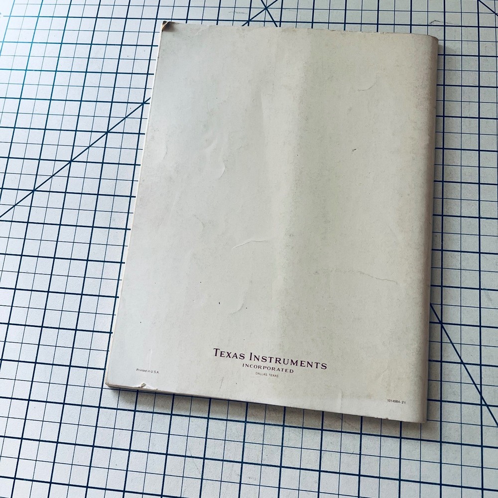 TI Programmable 58/59 Master Library Manual 1977 Vintage Calculator Software