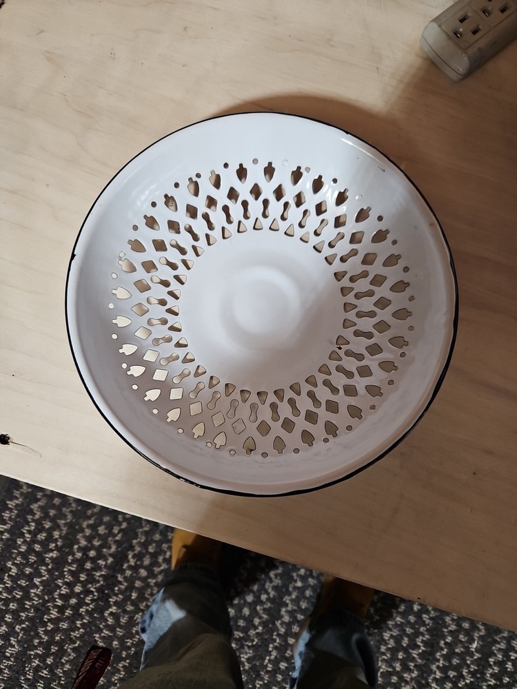 Lightly Used Enamel Bowl