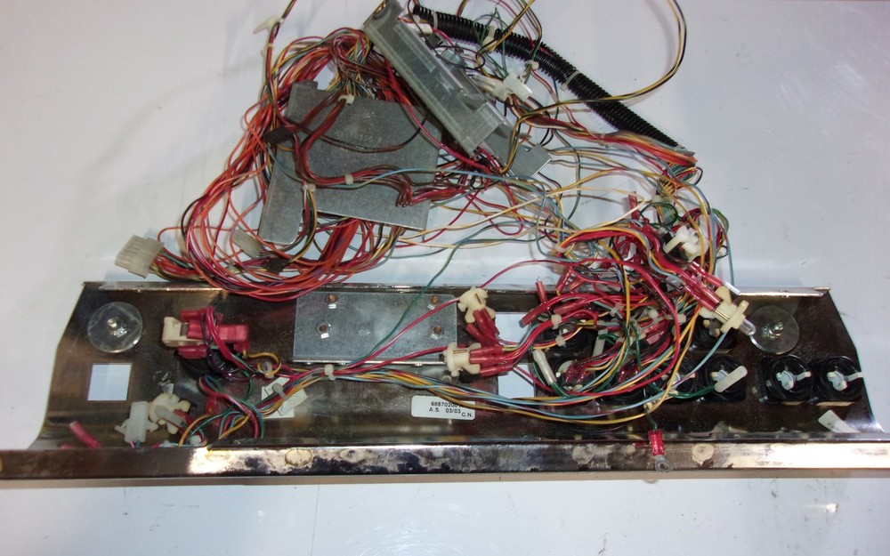 IGT S-2000 10 BUTTON CONTROL PANEL POPULATED WITH HARNESS - UNTESTED