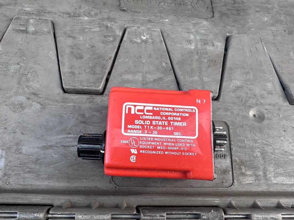 NCC T1K-30-461 Solid State Timer, .3 - 30 Sec Range