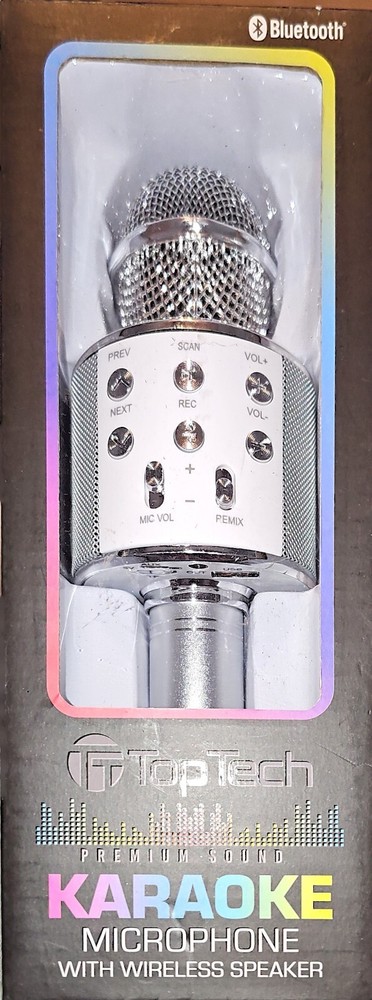 top tech karaoke microphone With Wireless Speaker