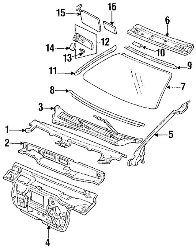 Genuine GM Side Molding 16615277