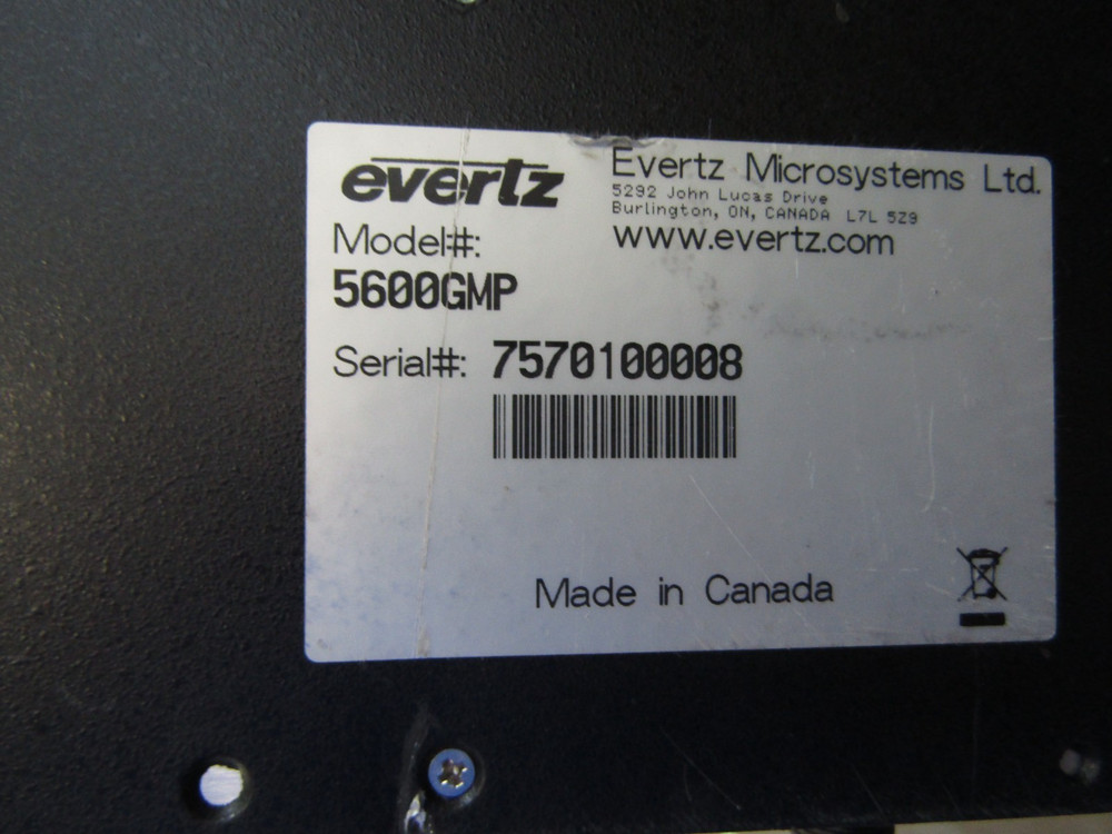Evertz 5600GMP grand master proxy