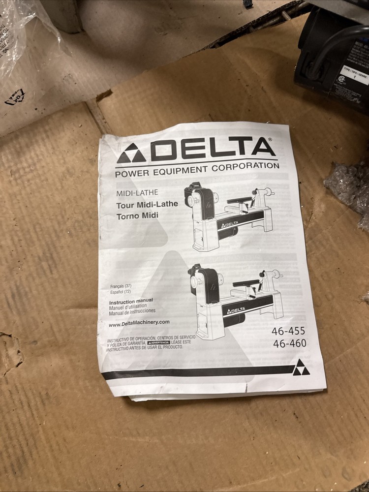 Delta Midi Lathe Wood Model 46-460