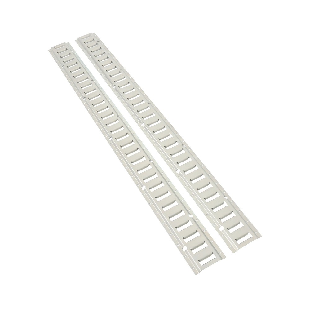 Carbon Steel Durable E Track Tie Down Rail Kit Silver Galvanized Replacement