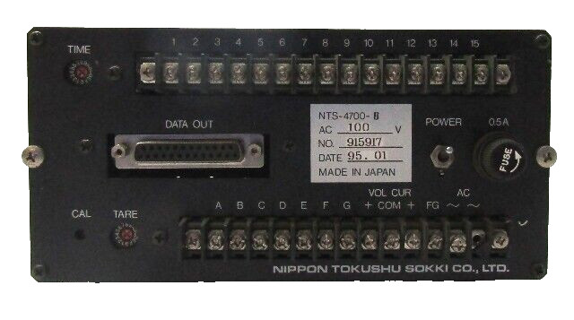 Nippon NTS-4700 Digital Indicator 100VAC