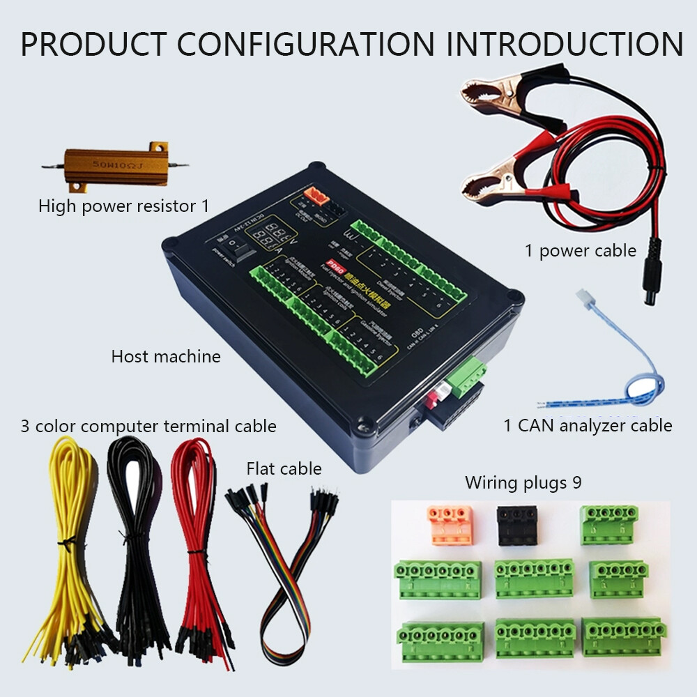 Fuel Injection Ignition Simulator ECU Maintenance Platform Testing Equipmentcb