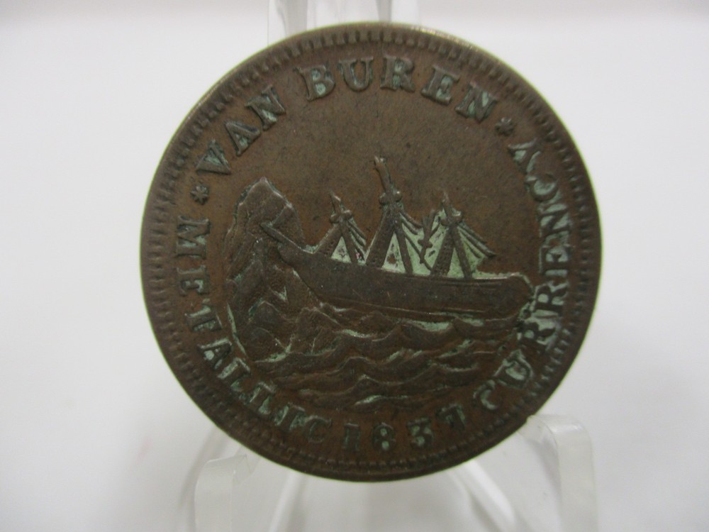 1841 Daniel Webster Credit Currency Hard Times Token # HT21