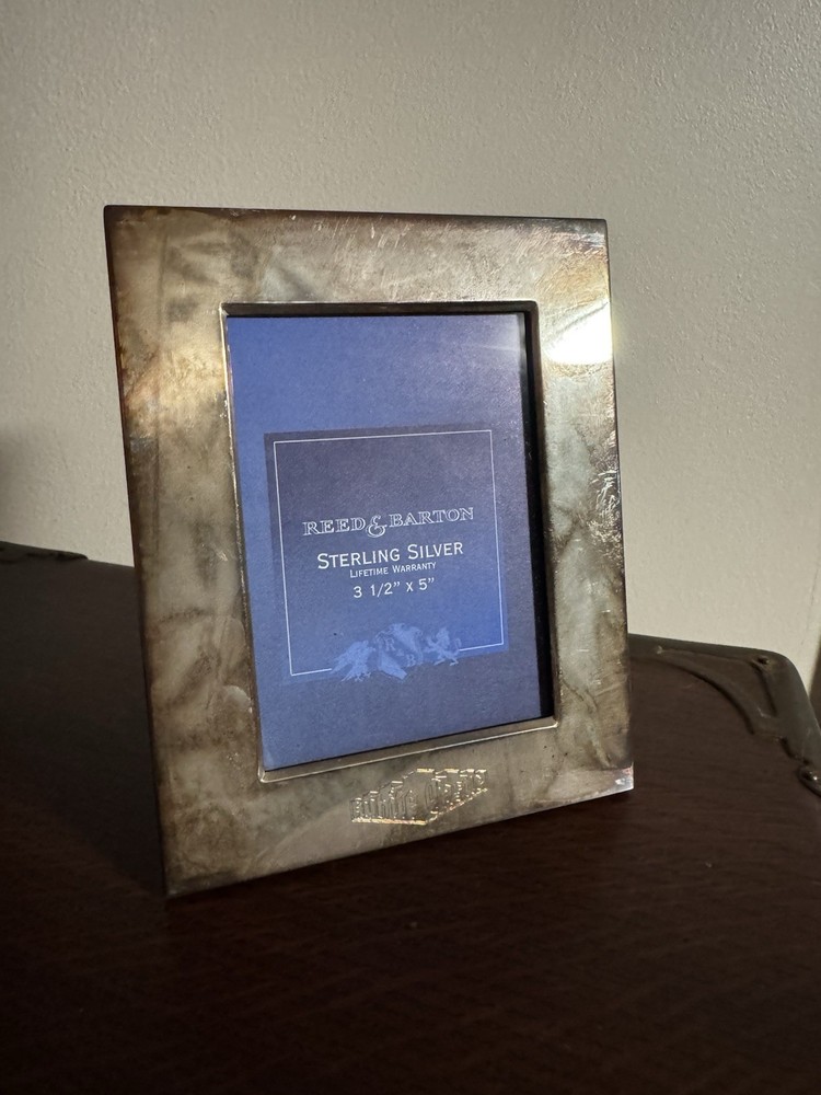 3.5”x5” Sterling Silver Picture Frame! White Castle logo