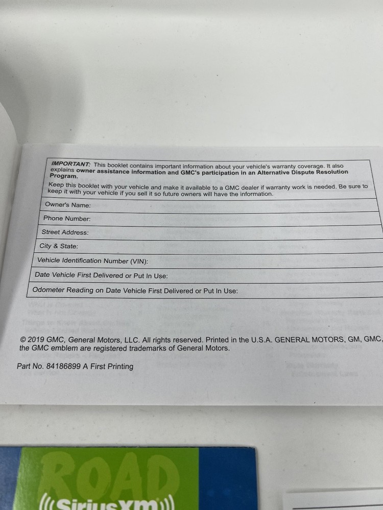 2020 GMC Terrain Denali Owners Manual OEM Complete Set
