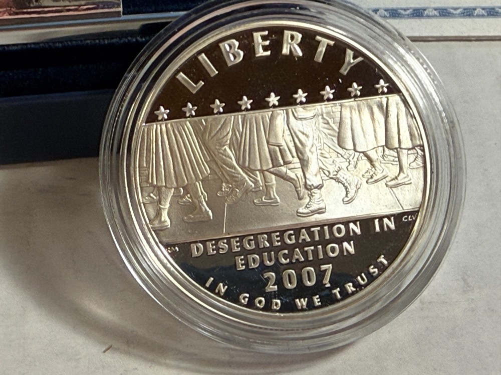 2007 S LITTLE ROCK COMMEMORATIVE PROOF SILVER DOLLAR