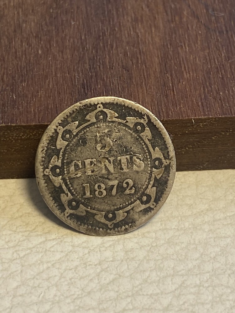 1872 Newfoundland 5 Cent