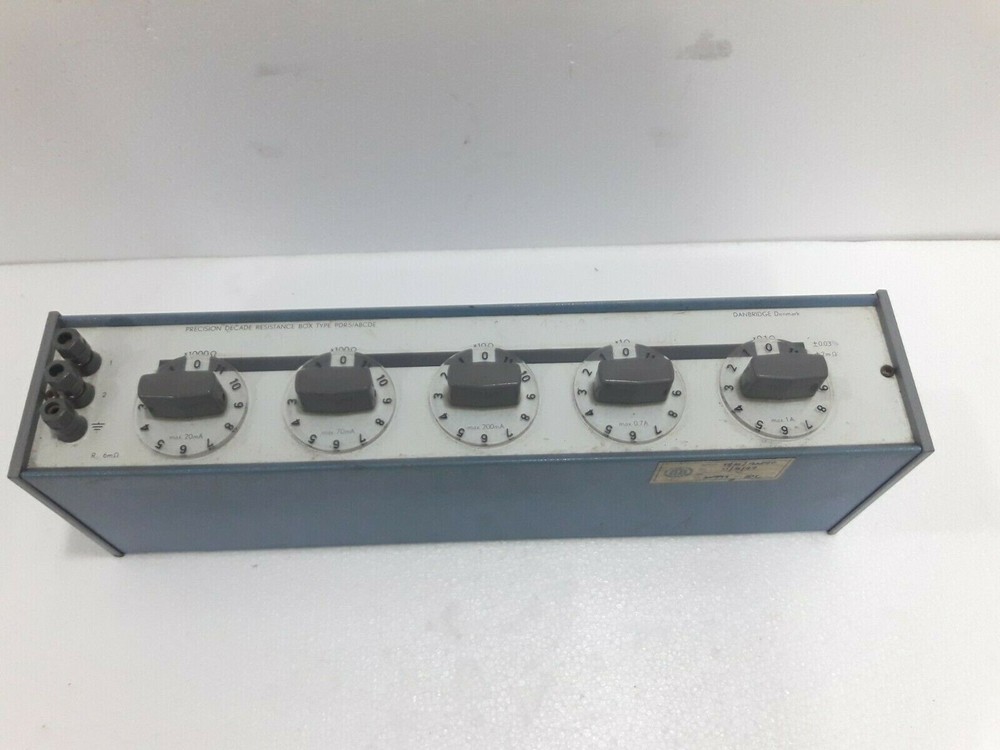Danbridge PDR5/ABCDE Decade Resistance Box 0.1 to 100 Ω